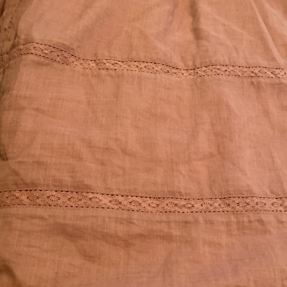 ❌SOLD❌ Reformation Dunes (Praline) Smocked Mini Dress Sz 12 - Picture 13 of 14